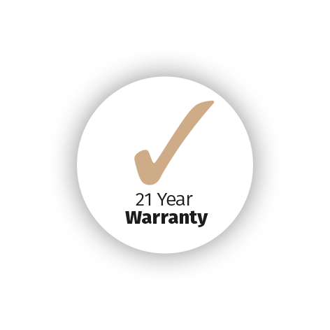 21 Year Warranty 21 Year Warranty