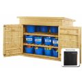 Big & Bountiful Outdoor Storage Shed - 24 Tub Store