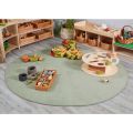Large Round Rug - Green