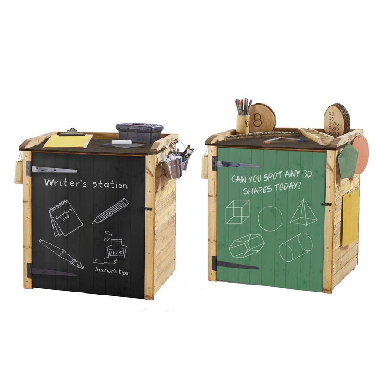 View Our Shedlets - Writing and Maths Shedlet Duo - Set of 2
